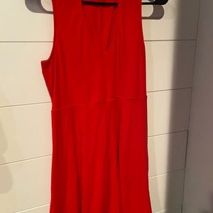 Red express mini sleeveless dress